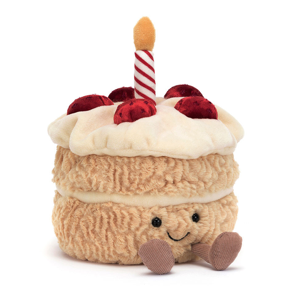 Jellycat Amuseable Birthday Cake – Soft Plush Celebration Toy