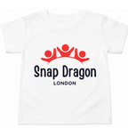 Snap Dragon London Kids White Short Sleeve T-Shirt